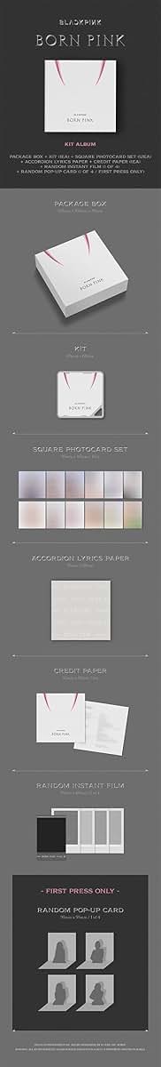 Dreamus Blackpink Born Pink Kit Album White