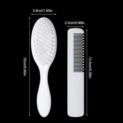 Rooyar Soft Hair Brush And Comb Set With Ergonomic Handles (photo 3)