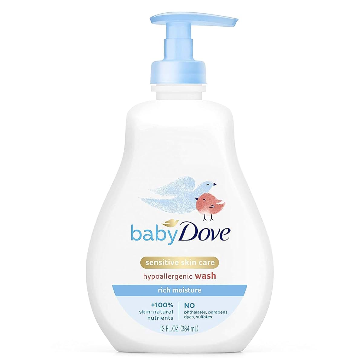 Baby Dove Tip To Toe Wash Rich Moisture, 13 Oz, Pack Of 5