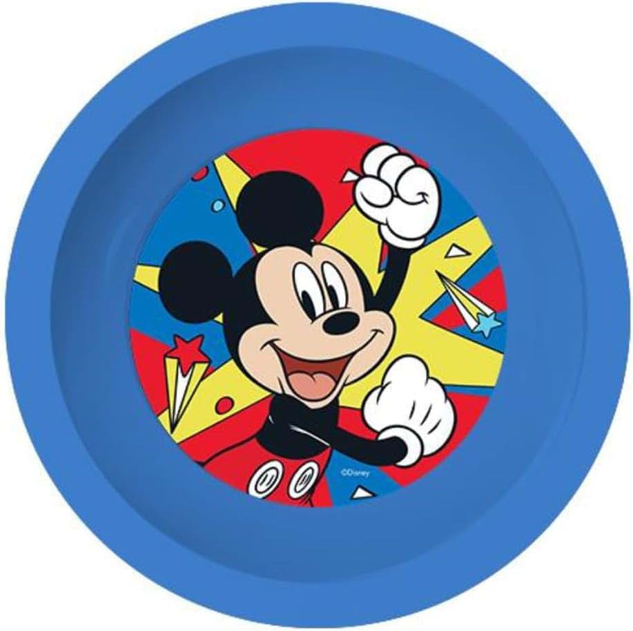 BabyOneStop Mickey 3 Piece Dinner Set With Plate, Bowl, And Tumbler