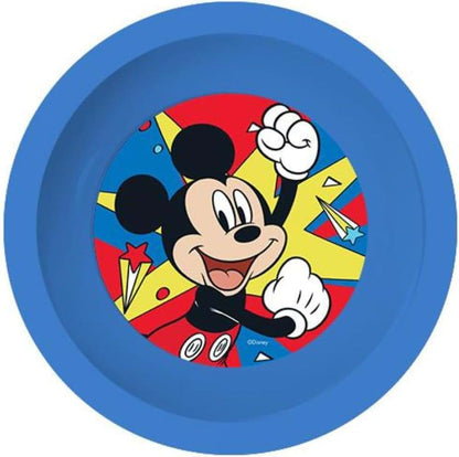 BabyOneStop Mickey 3 Piece Dinner Set With Plate, Bowl, And Tumbler