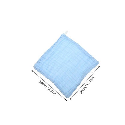 Beatifufu 2-Pack Cotton Burp Cloths & Washcloths for Newborns, Absorbent