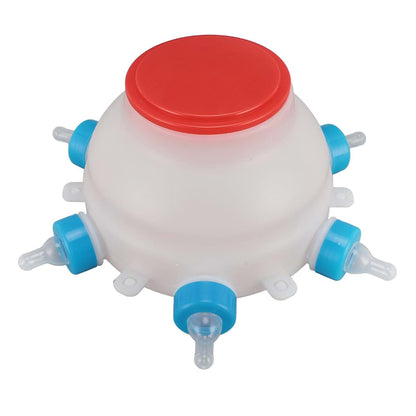 Fockety Lamb Milk Feeder Bottle With 6 Pacifiers