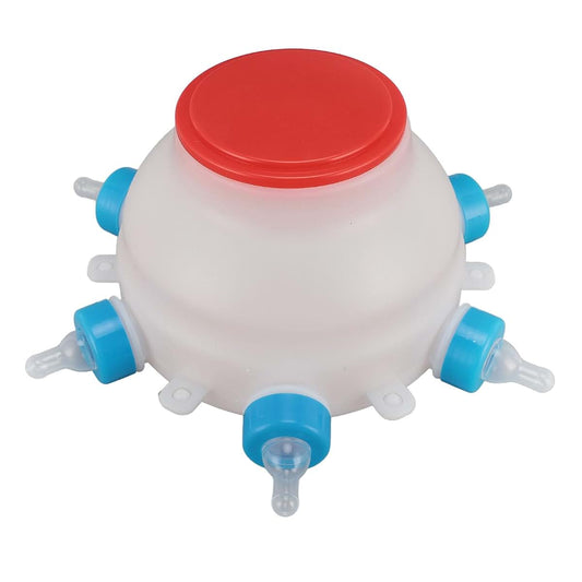 Fockety Lamb Milk Feeder Bottle With 6 Pacifiers