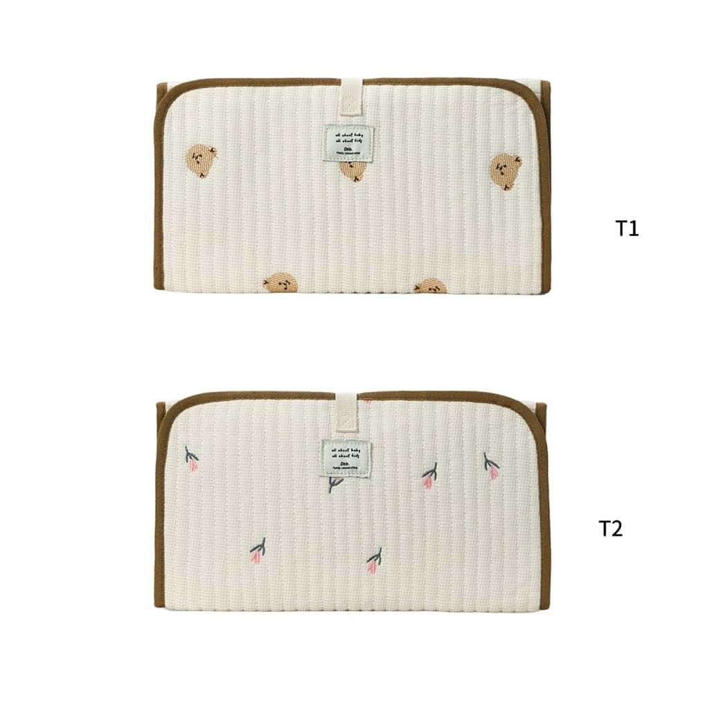 GKOXUQ Portable Baby Changing Pad Foldable & Water Proofing Mat Built-in Mesh Pocket for Newborns and Parents During (photo 3)