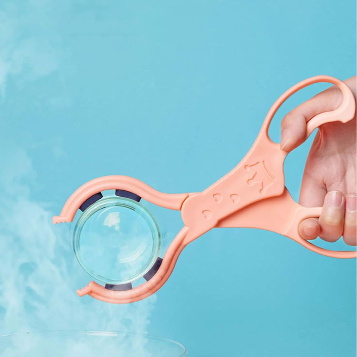Qumiirity Non-Slip Bottle Clamps for Infant Care and Kitchen Cleaning