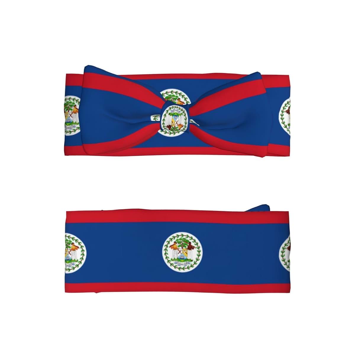 WXZYFP Belize Flag Baby Bow Headband For Newborns (photo 2)