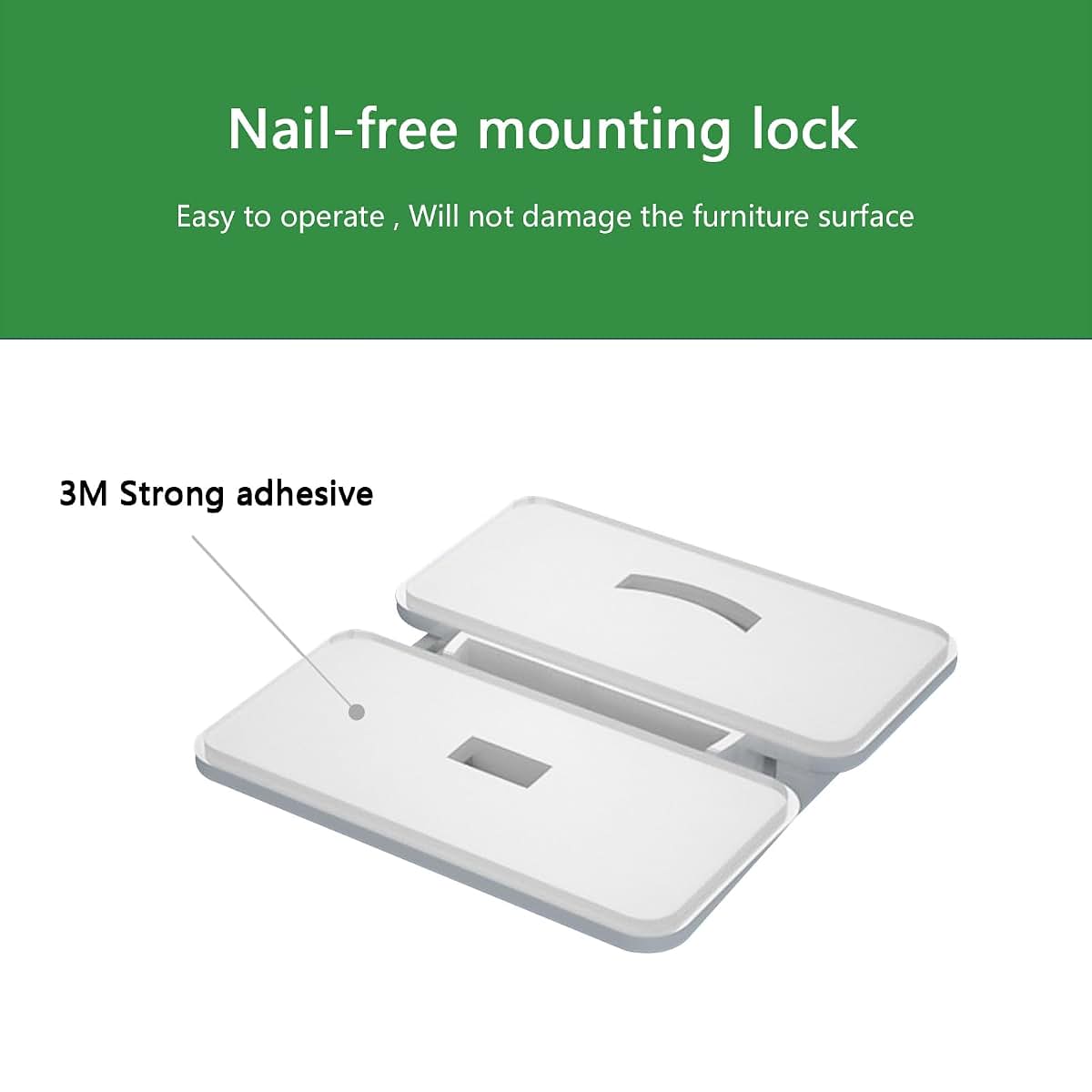 Mehorkook Cabinet And Refrigerator Locks 6 Pack With Adhesive Mounting