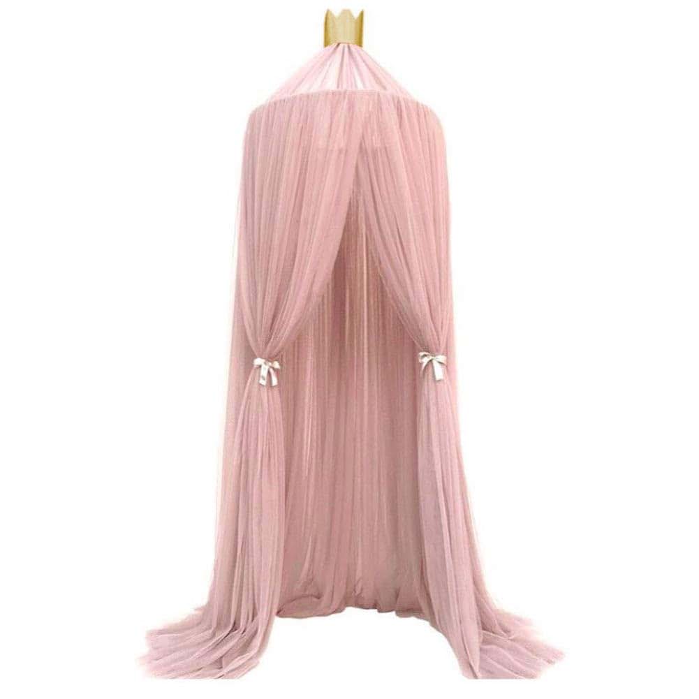 LiebeWH Bed Canopy Net With Hanging Hook For Toddler Nursery Decor