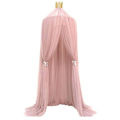 LiebeWH Bed Canopy Net With Hanging Hook For Toddler Nursery Decor