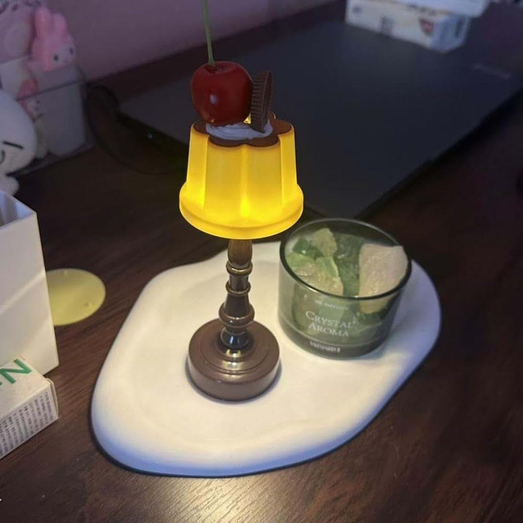 Luyismer Rechargeable Pudding Night Lamp For Bedroom Decoration (photo 4)