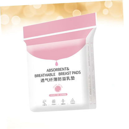 UTHCLO Disposable Breast Feeding Pads, 100 Pack, Breathable Nonwoven