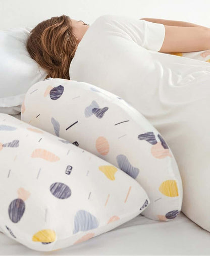 BIENKA Pregnancy Pillow Multifunctional U-Shaped Maternity Pillow. Lumbar Side Sleeper Body Pillow with Removable (photo 4)