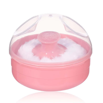 Baby Soft Powder Puff Storage Case for Kids & Adults