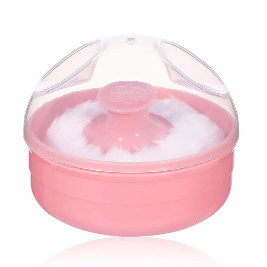 Baby Soft Powder Puff Storage Case for Kids & Adults
