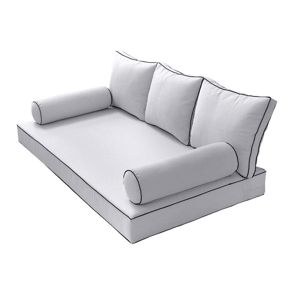 Prolinemax Style 3 Daybed Mattress and Bolster Cushion Covers, Crib Size
