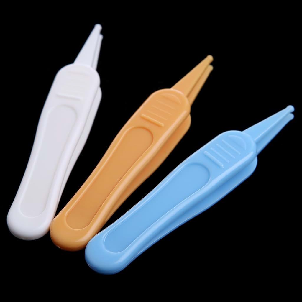 Ljhnba Infant Ear Nose Navel Tweezers Forceps