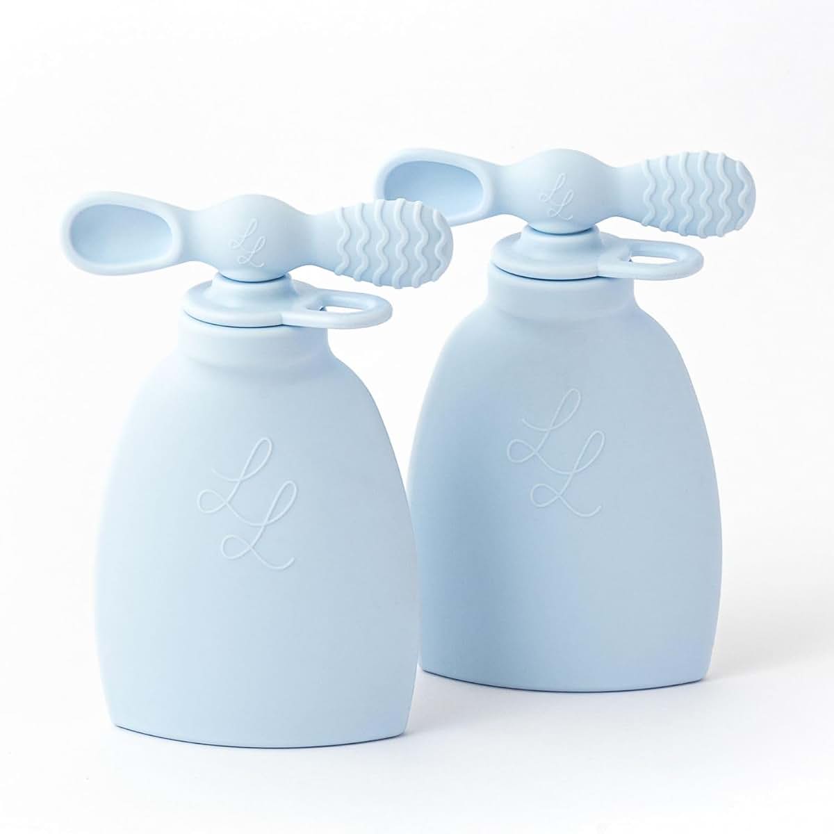Lowcountry Littles Reusable Silicone Baby Food Pouches - 2 Pack