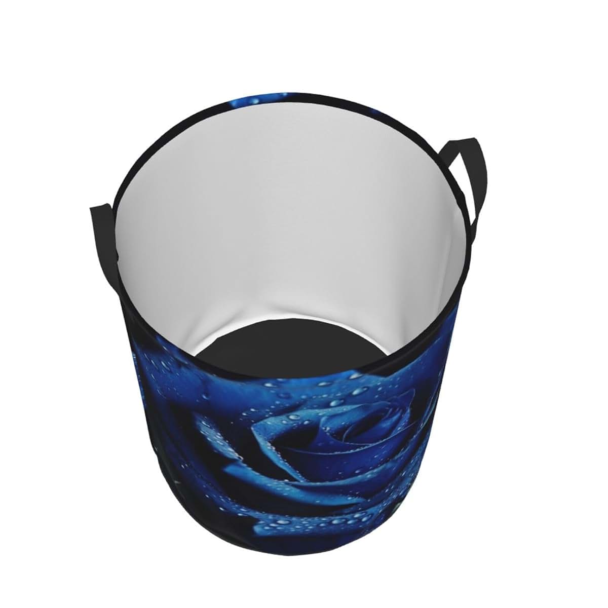 AdaNti Circular Hamper Medium Waterproof Storage Bin With Handles (photo 3)