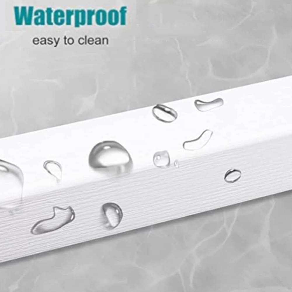 NILZA PVC Corner Guard 89 Degrees Wall Corner Protector Self Adhesive Walls Edge Protector, 1" Wide Wall Corner (photo 3)
