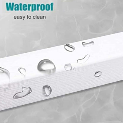 NILZA PVC Corner Guard 89 Degrees Wall Corner Protector Self Adhesive Walls Edge Protector, 1" Wide Wall Corner (photo 3)
