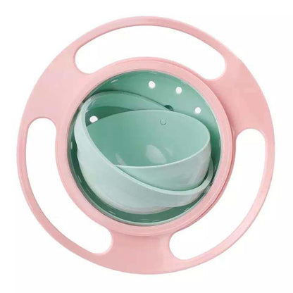 5-Star Gyro 360 Degree Rotation Bowl - Light Green