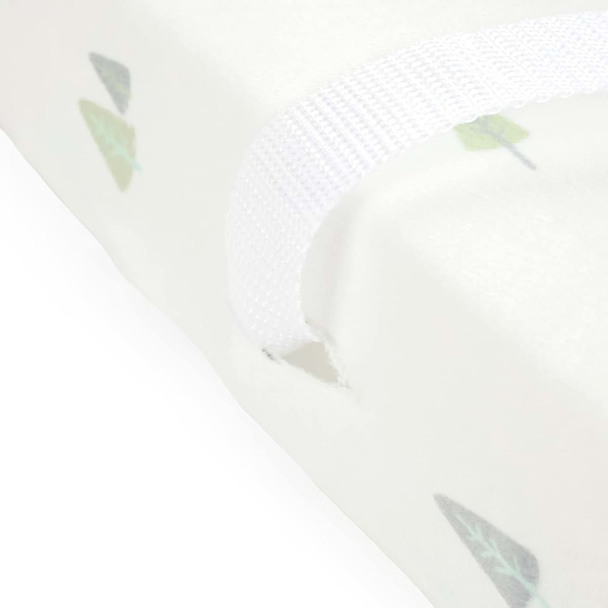 Lush Decor Hygge Sloth Trees Soft & Plush Changing Pad Cover, 32" x 16" x 5", Gray (photo 3)