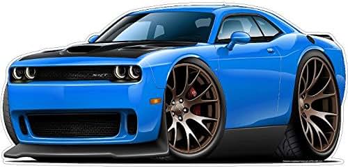 FatCat Wall Graphics Challenger Standard Body B5 Car Movable Vinyl Wall Decal