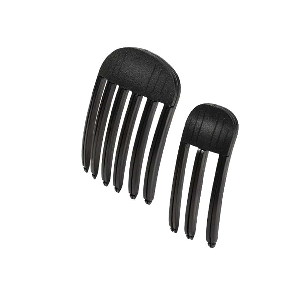 ZyrWyhh Fluffy Lazy Hair Clip 2-Pack in Black