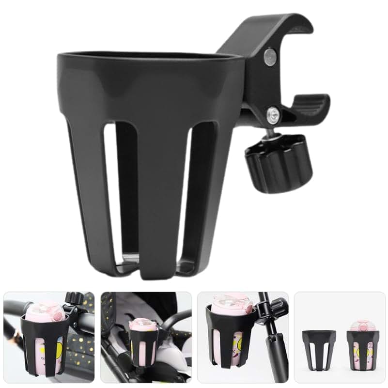 Vaguelly Universal Stroller Cup Holder Black