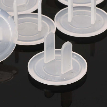 Acahhotxx 10 Pcs White US Power Socket Outlet Safety Guard Covers