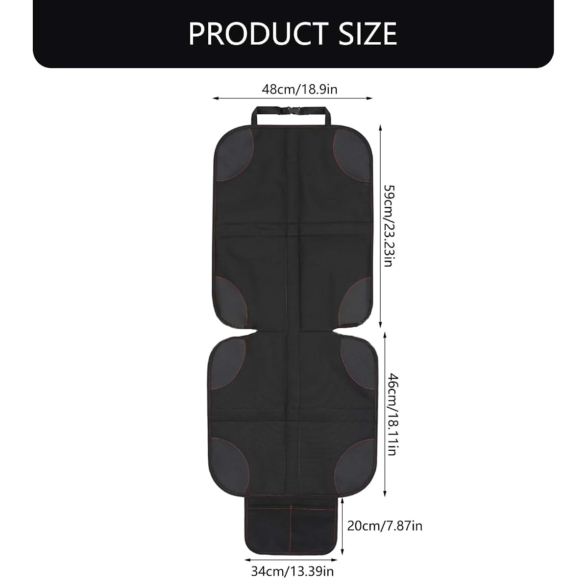 Fuhiueos Car Seats Protector Cushion Pad for Child Car Seats (photo 4)