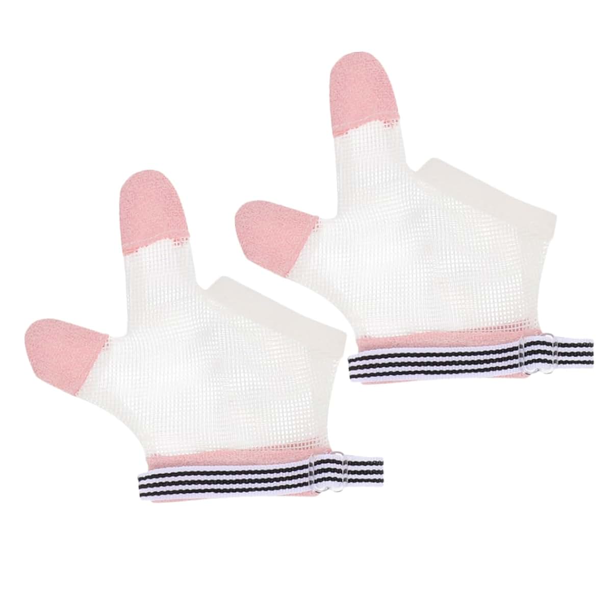 MERRYHAPY 1-Pair Anti Thumb Sucking Gloves, Mesh Fabric Mittens for Babies