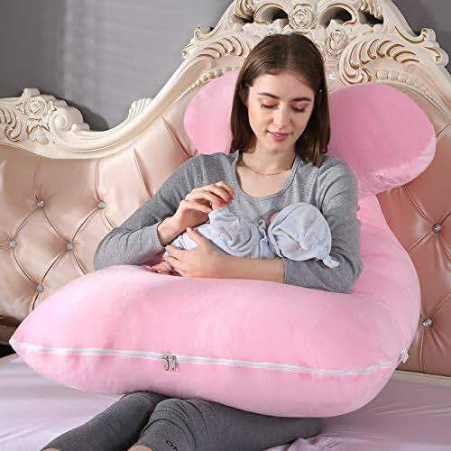 baimeng Pregnant Pillow (Pink, 55 inches) (photo 3)