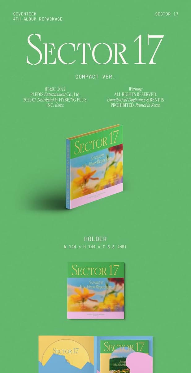 Seventeen Sector 17 Fourth Album Repackage Compact Random Version CD Set