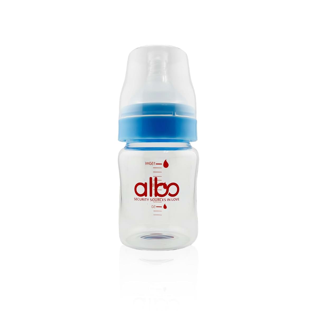 Albo Baby Glass Natural Flow Feeding Bottle 5oz