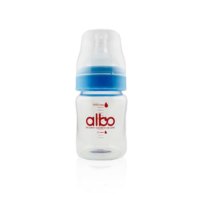 Albo Baby Glass Natural Flow Feeding Bottle 5oz