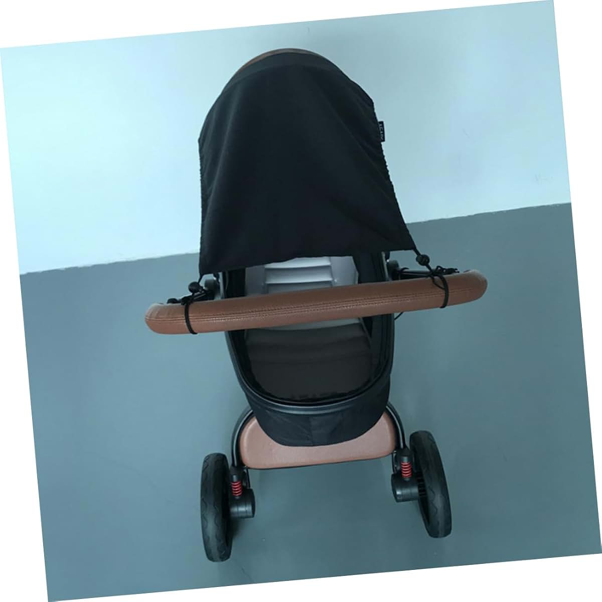 BabyOneStop Stroller Sunshade Cover in Black Lightweight Breathable Canopy