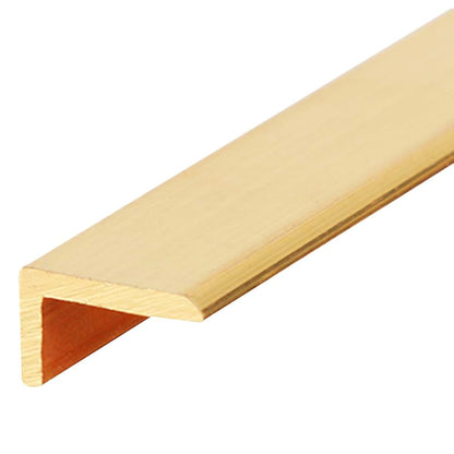 Zzpdnjt Brushed Brass Stair Nosing Edge Trim For Furniture And Wall Protection