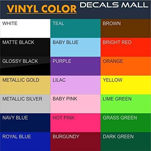 Decals Mall Wolf Wall Decals Room Décor - Wolves Wall Art Vinyl Stickers - Wolf Decorations Pictures for Home Bedroom