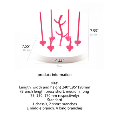Gllehkt Baby Bottle Drying Rack Foldable