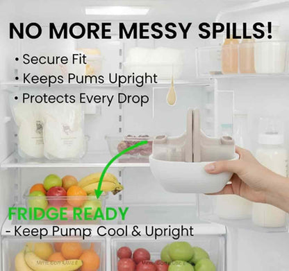 Breast Pump Holder for Eufy S1/E10/E20, Hands-Free Stand, PLA Plastic, White