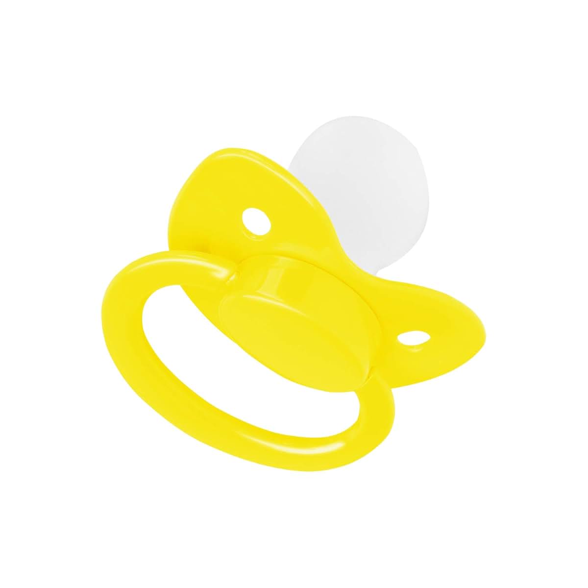 SUNOWE Adult Sized Pacifier Candy Cute Baby Pacifiers in Yellow