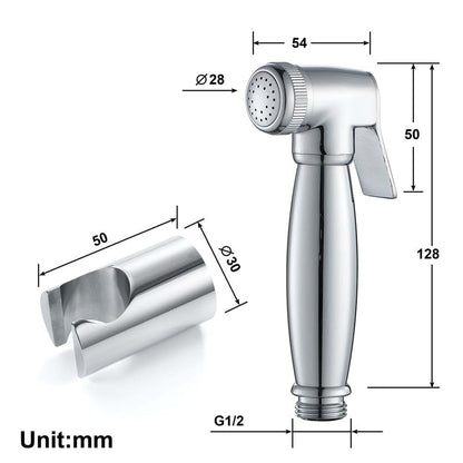 WIMPBLADB Handheld ToiletSprayer Portable Brass Shower Sprayer Head Suit for Bathroom Cloth Diaper Pet Cleaning,B(A) (photo 2)
