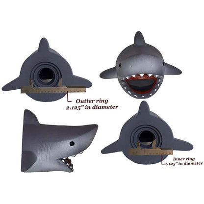 UWEOTYYY Grey Shark Children's, Bath Spout Cover for Baby Kids Toddler Bathroom Bathtub, Fun Safety Child Kitchen (photo 4)