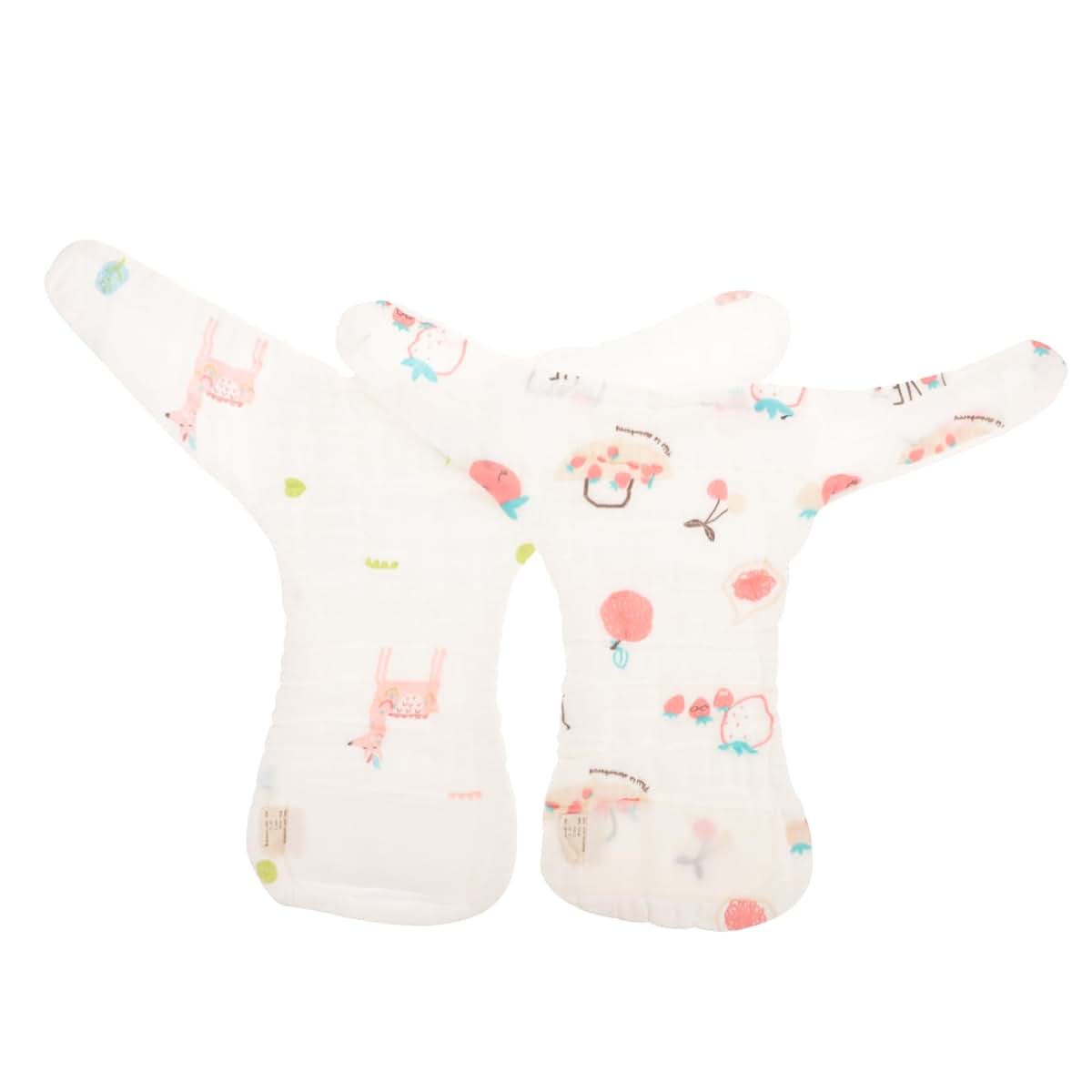 YARNOW 2-Pack Reusable Cotton Diaper Pants for Newborns, Lightweight and Washable