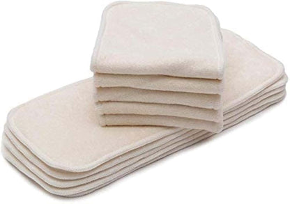 KaWaii Baby Premium Cloth Diaper Inserts, 5-Layer Reusable Booster, 10 Pack