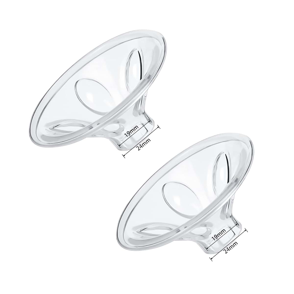 Loveishere Flange Massage Cushions 19mm Compatible with Spectra/Medela 24mm Shields/Flanges Replace Flange Inserts