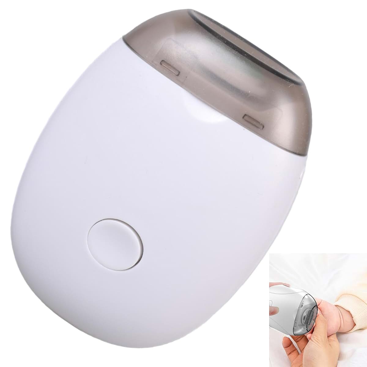 JSGHGDF Safe Electric Nails Grinder with Night Lamp Function USB C Rechargeable for Infants Toddler and Rechargeable (photo 2)