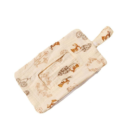Floral Wipe Pouch Portable Baby Wipe Holder for Stroller and Travel